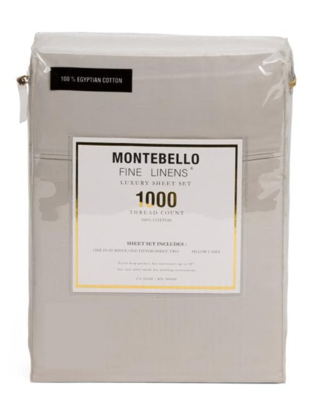 MONTEBELLO 1000tc Egyptian Cotton Sheet Set